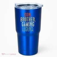 Son Brother Gaming Legend Meaningful Gift Tumbler thumb 0