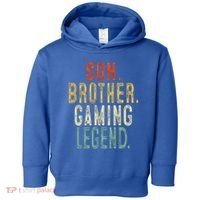 Son Brother Gaming Legend Meaningful Gift Toddler Hoodie thumb 0