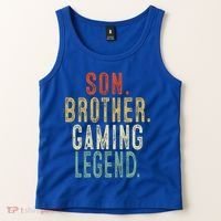 Son Brother Gaming Legend Meaningful Gift Tank Top thumb 2