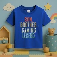 Son Brother Gaming Legend Meaningful Gift Toddler T-Shirt thumb 3