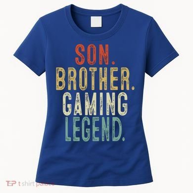 Son Brother Gaming Legend Meaningful Gift Women's T-Shirt