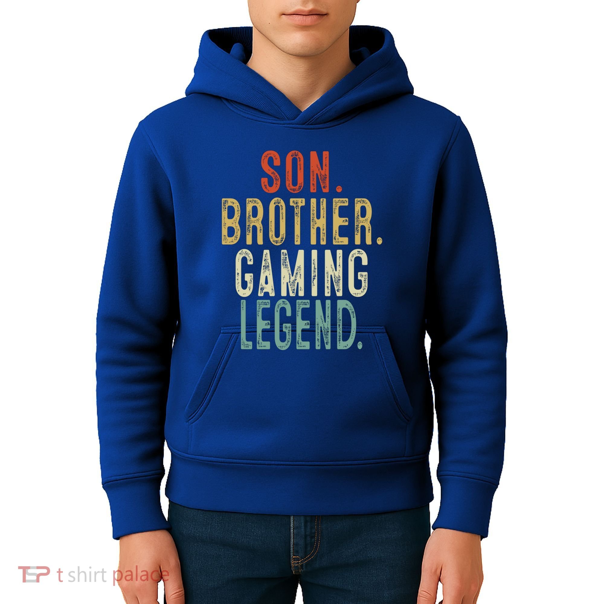 Son Brother Gaming Legend Meaningful Gift Kids Hoodie