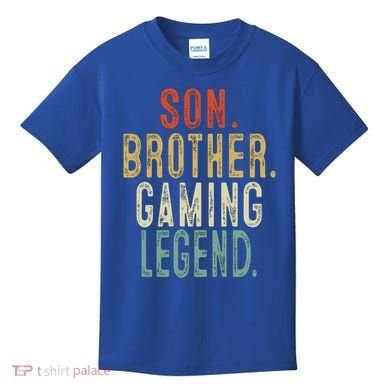 Son Brother Gaming Legend Meaningful Gift Kids T-Shirt