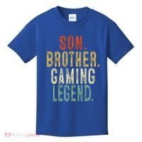 Son Brother Gaming Legend Meaningful Gift Kids T-Shirt thumb 0