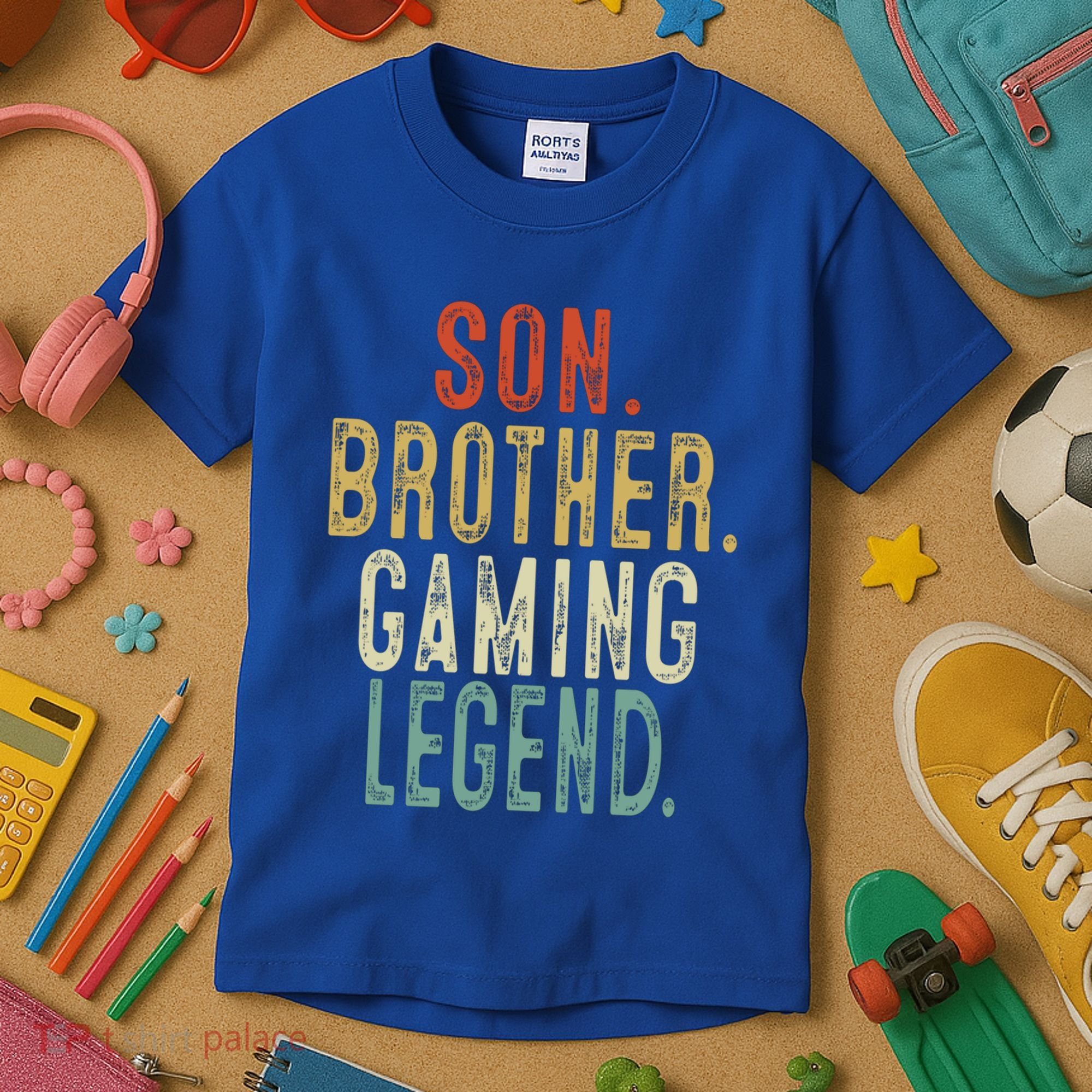 Son Brother Gaming Legend Meaningful Gift Kids T-Shirt