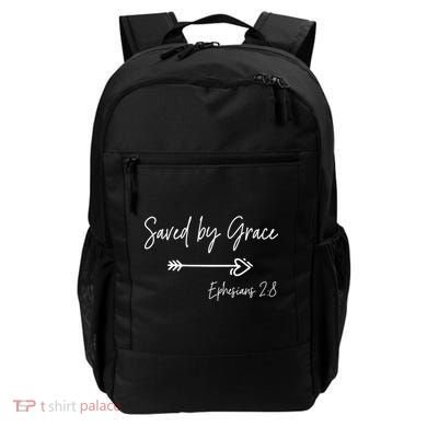 Saved By Grace Ephesians Scripture Christian Bible Verse Backpack