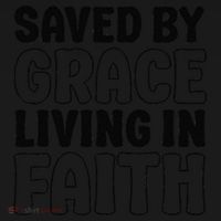 Saved By Grace Living In Faith Inspirational Biblical Visor thumb 3