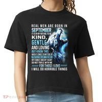 September Birthday Gift Comfort Colors Boxy T-Shirt thumb 0
