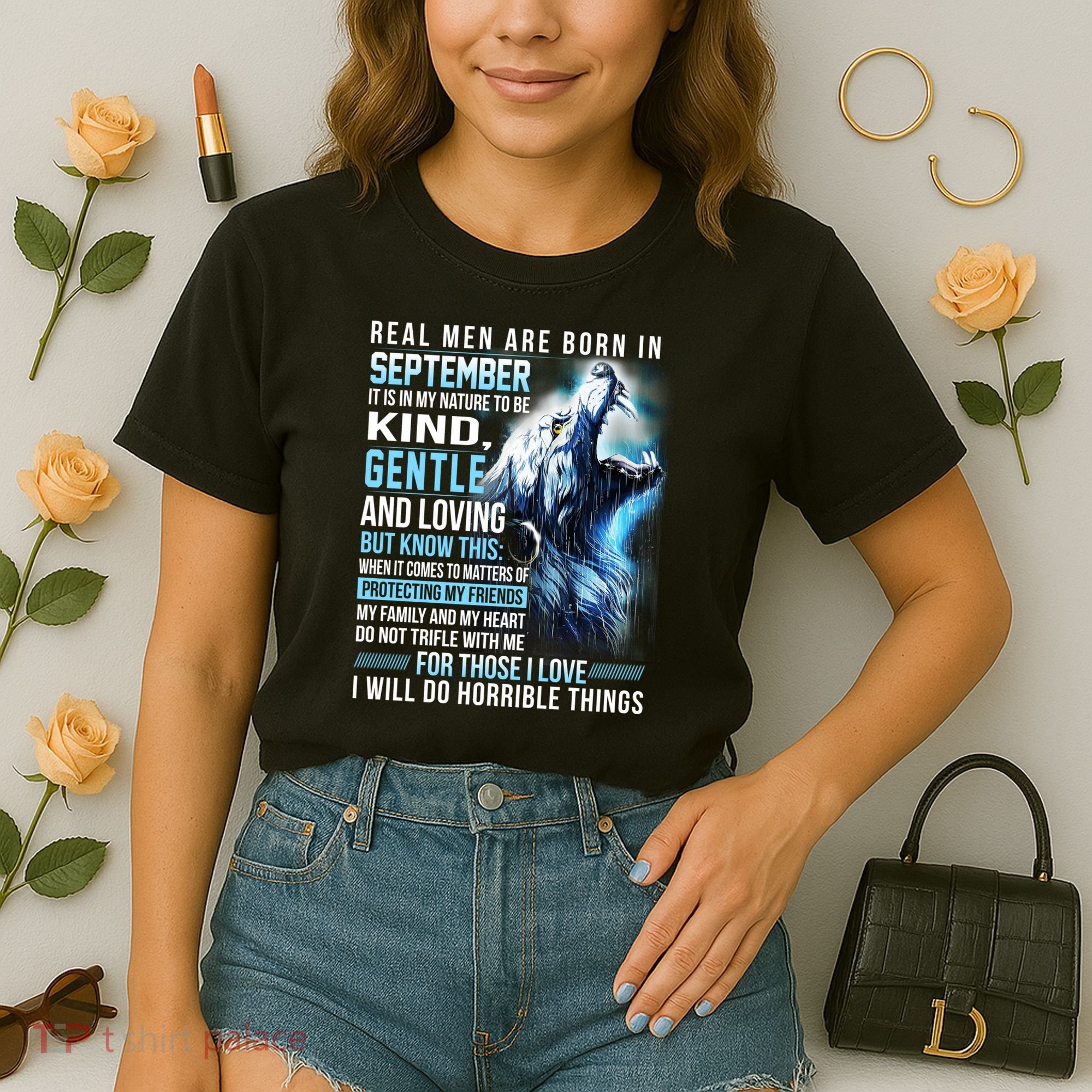 September Birthday Gift Comfort Colors Boxy T-Shirt