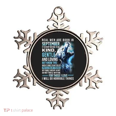 September Birthday Gift Ornament