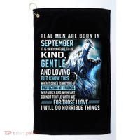 September Birthday Gift Golf Towel thumb 0