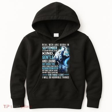 September Birthday Gift Kids Hoodie