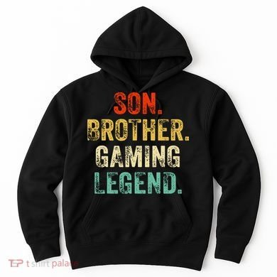 Son Brother Gaming Legend Gamer Gaming Hoodie