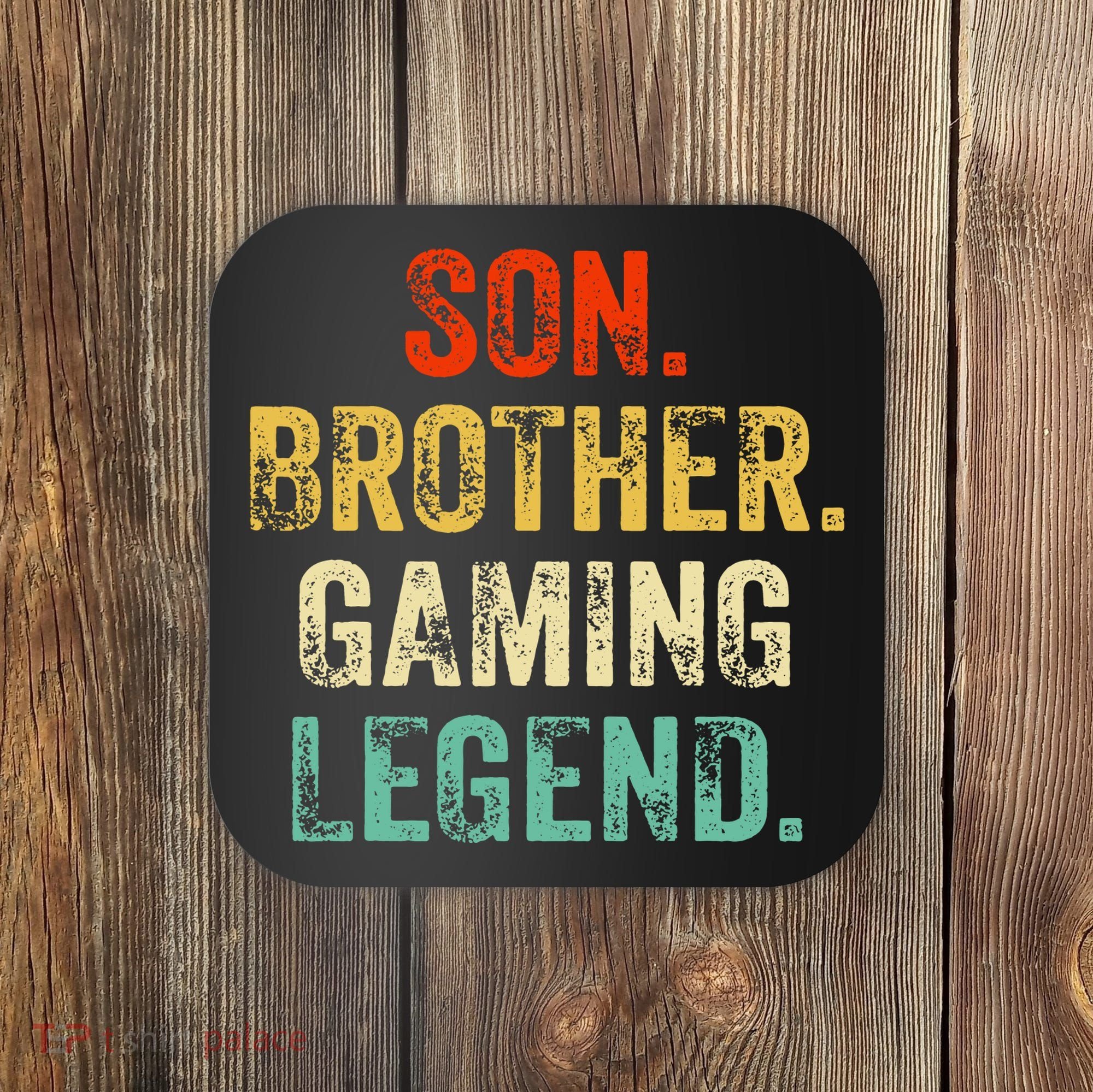 Son Brother Gaming Legend Gamer Gaming Coaster