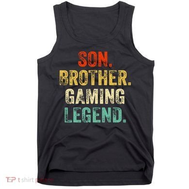 Son Brother Gaming Legend Gamer Gaming Tank Top
