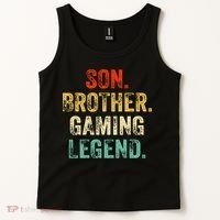 Son Brother Gaming Legend Gamer Gaming Tank Top thumb 2