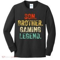 Son Brother Gaming Legend Gamer Gaming Kids Long Sleeve Shirt thumb 0