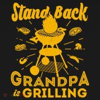 Stand Back Grandpa Is Grilling Backpack thumb 2
