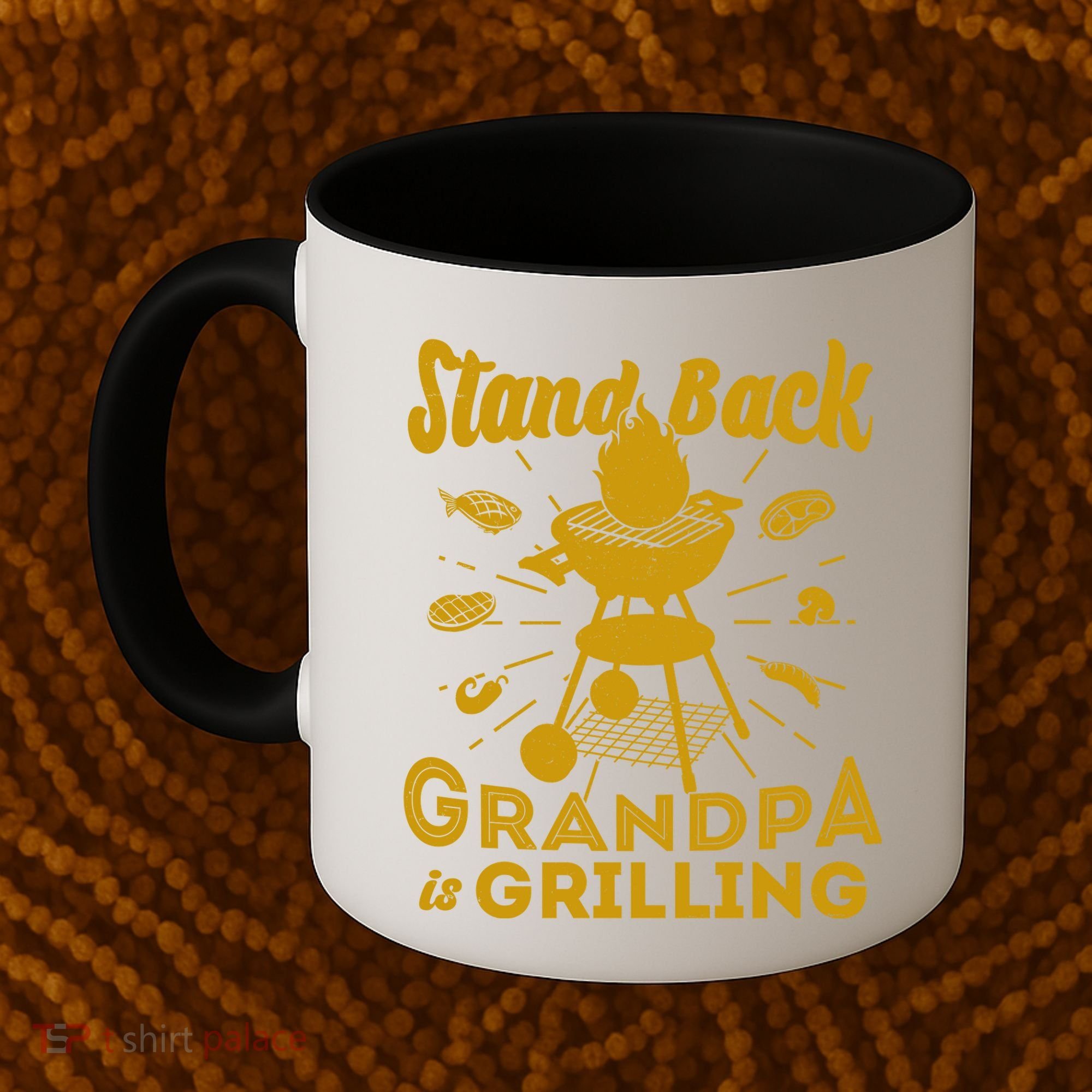 Stand Back Grandpa Is Grilling Coffee Mug