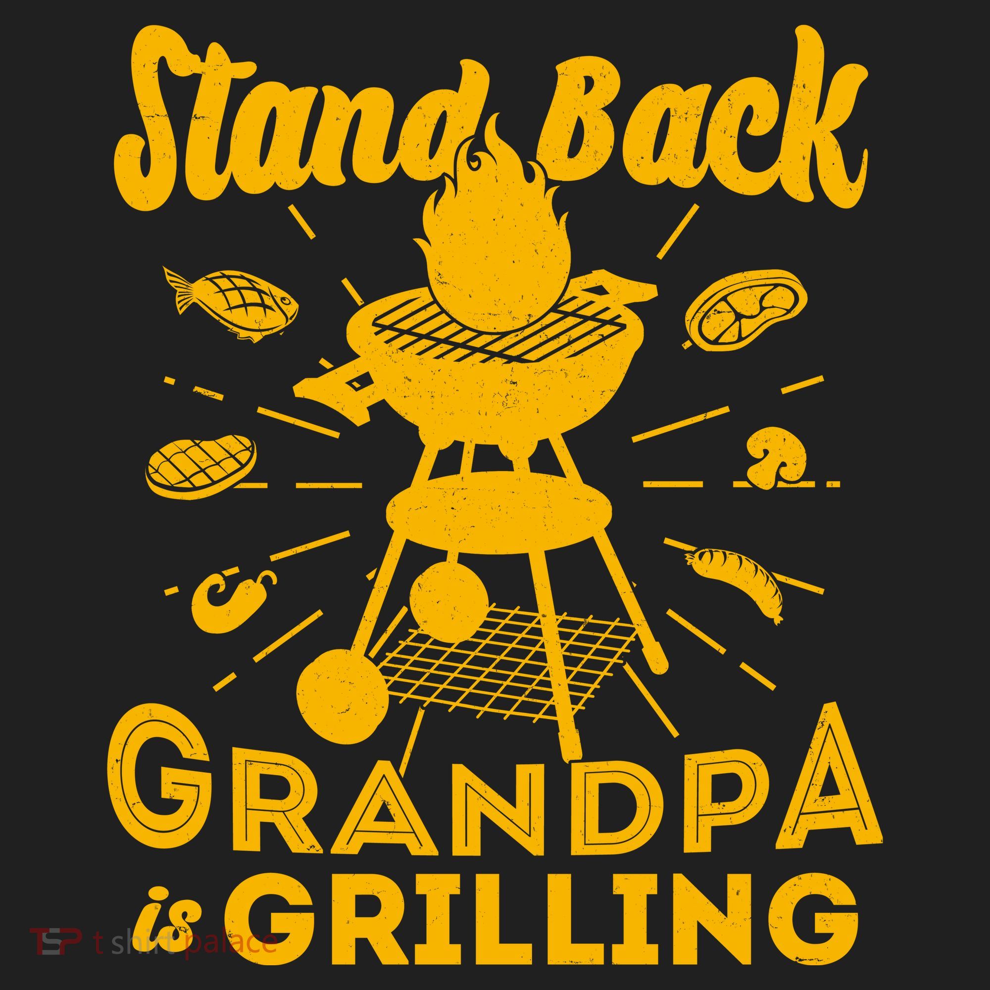 Stand Back Grandpa Is Grilling Tumbler