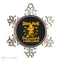 Stand Back Grandpa Is Grilling Ornament thumb 0