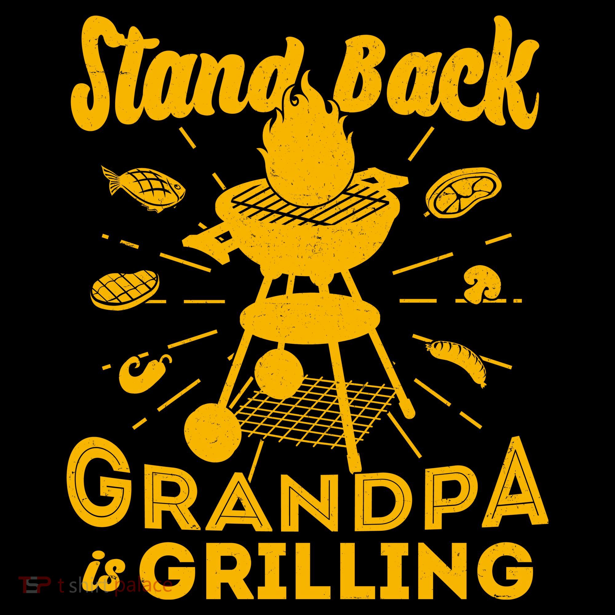 Stand Back Grandpa Is Grilling Ornament