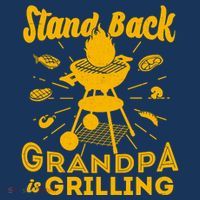 Stand Back Grandpa Is Grilling Doggie Tank thumb 4