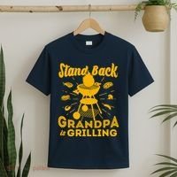 Stand Back Grandpa Is Grilling T-Shirt thumb 2