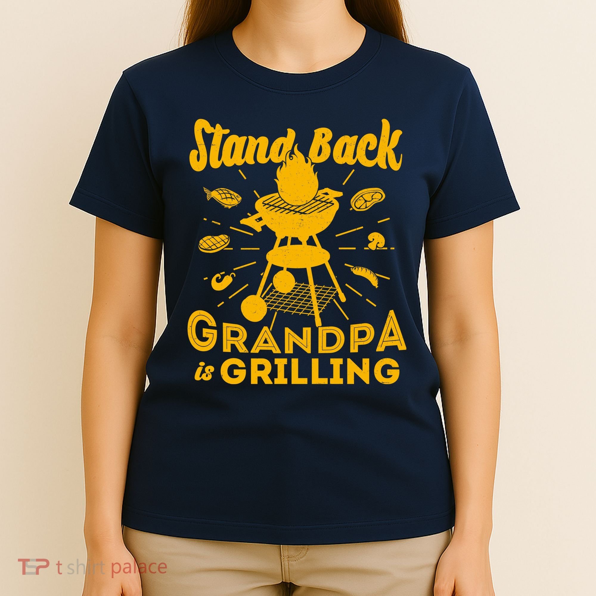 Stand Back Grandpa Is Grilling T-Shirt