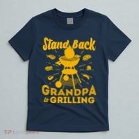 Stand Back Grandpa Is Grilling T-Shirt thumb 5