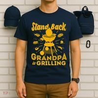Stand Back Grandpa Is Grilling T-Shirt thumb 6
