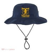 Stand Back Grandpa Is Grilling Bucket Hat thumb 0