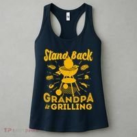 Stand Back Grandpa Is Grilling Women's Tank Top thumb 3