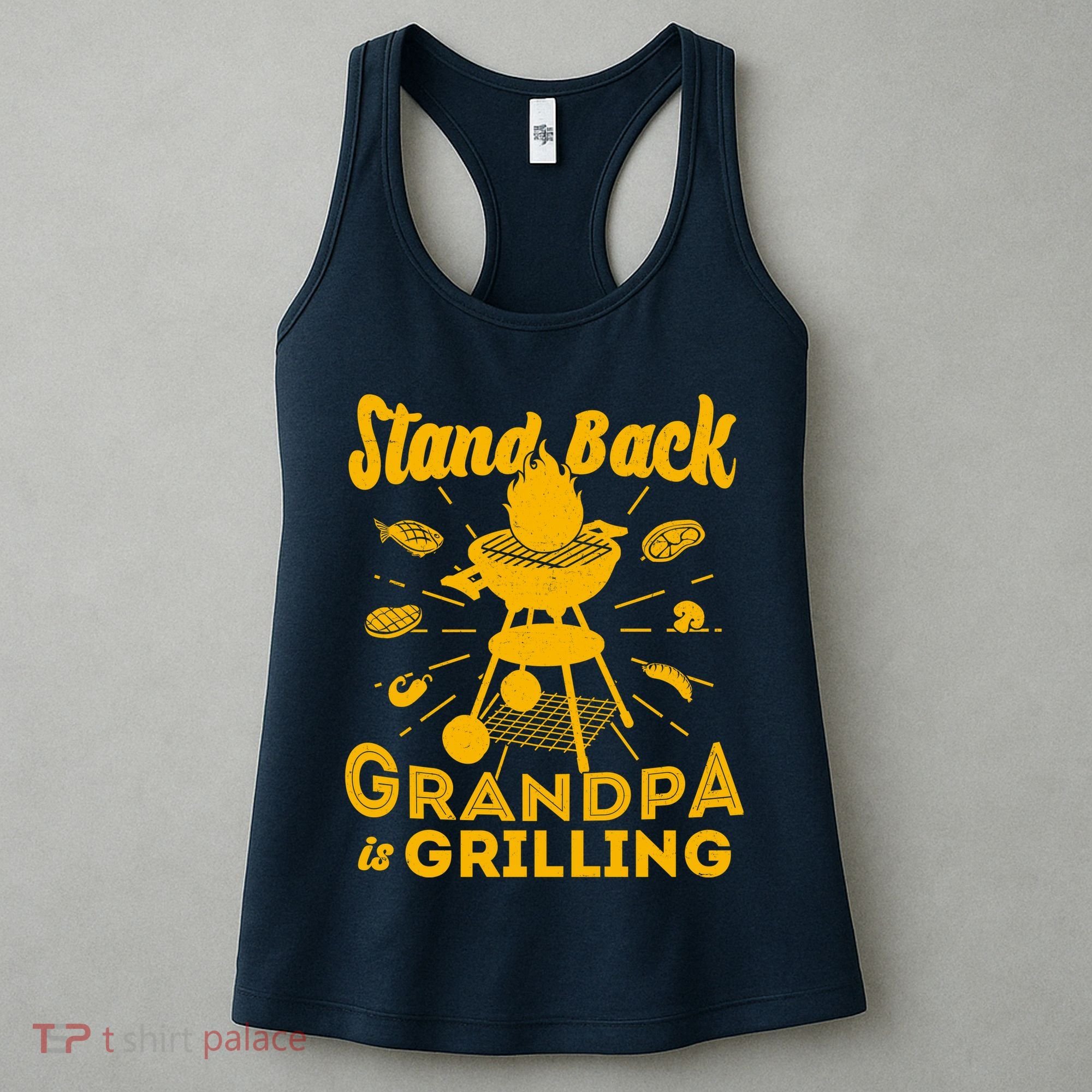 Stand Back Grandpa Is Grilling Women's Tank Top
