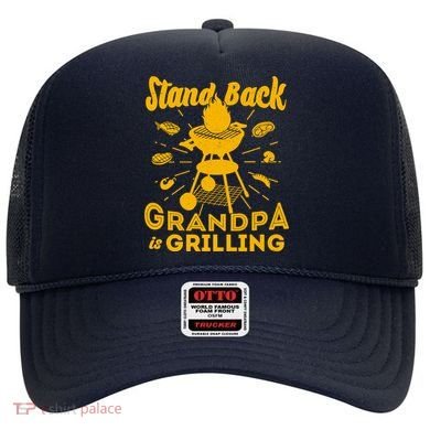 Stand Back Grandpa Is Grilling Hat