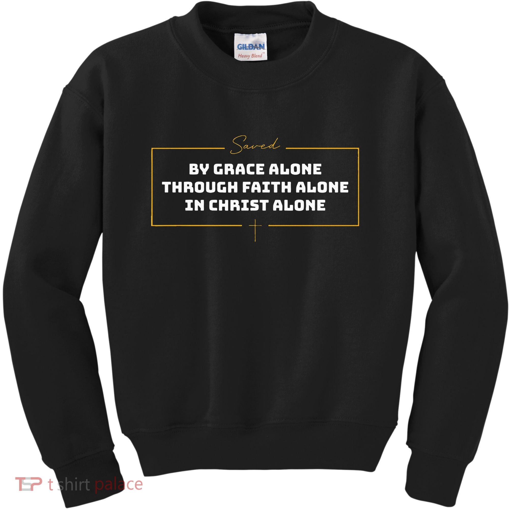 Saved By Grace Alone Solas Of Reformed Theology Christian Kids Sweatshirt
