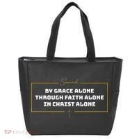 Saved By Grace Alone Solas Of Reformed Theology Christian Tote Bag thumb 0