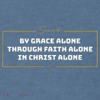 Saved By Grace Alone Solas Of Reformed Theology Christian Garment-Dyed Sweatshirt thumb 2