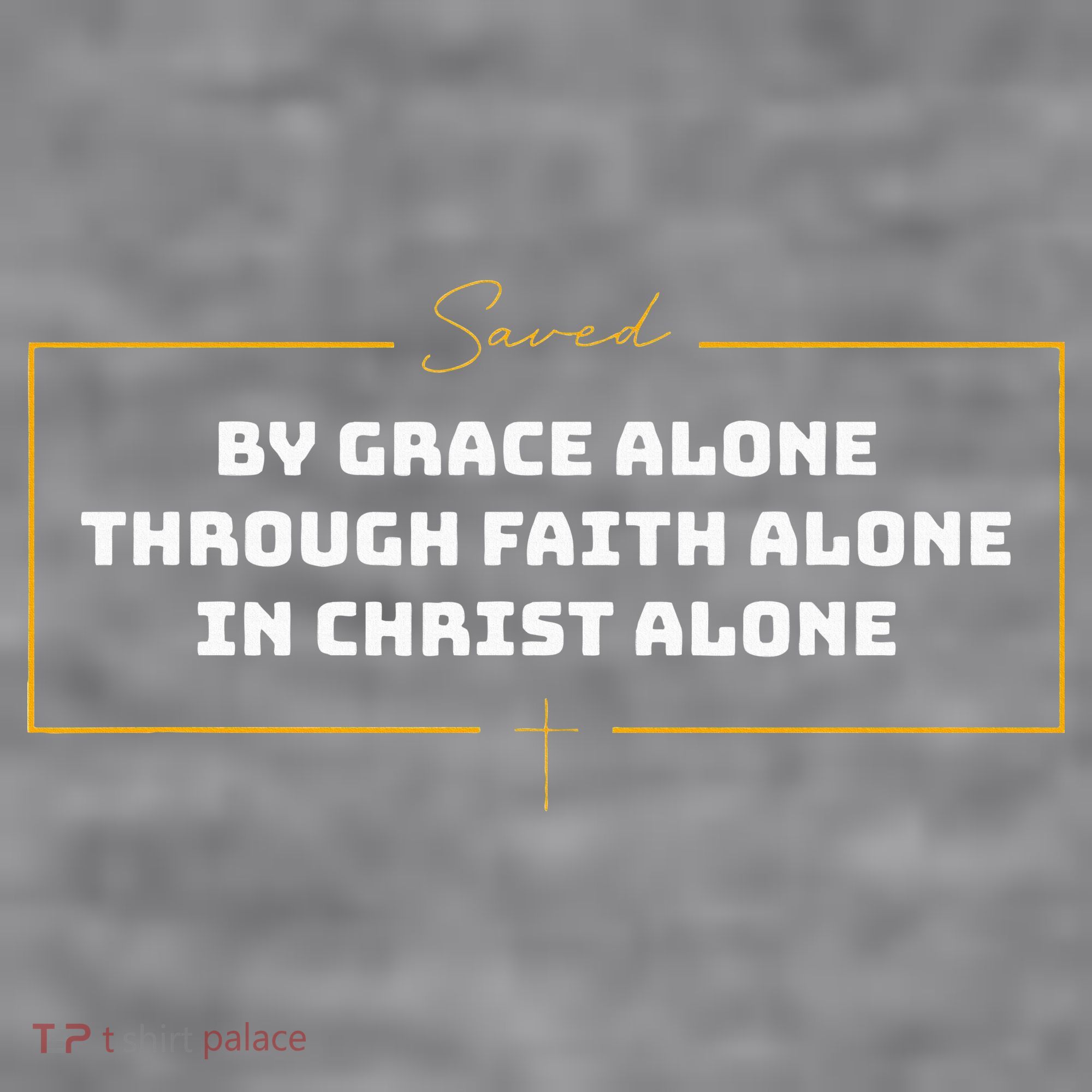 Saved By Grace Alone Solas Of Reformed Theology Christian Women's Racerback Cropped Tank