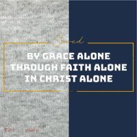 Saved By Grace Alone Solas Of Reformed Theology Christian Kids Colorblock Raglan Jersey thumb 2