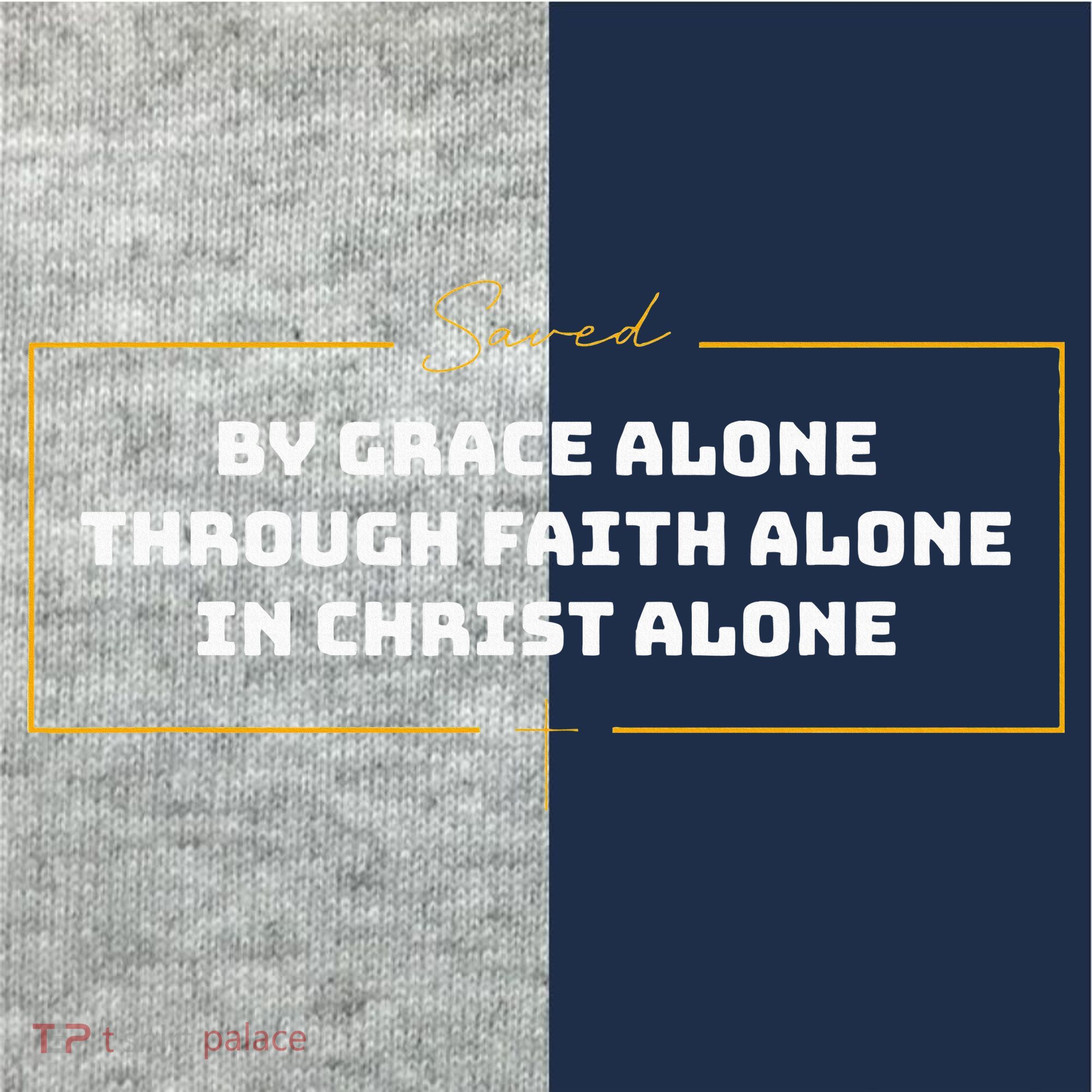 Saved By Grace Alone Solas Of Reformed Theology Christian Kids Colorblock Raglan Jersey