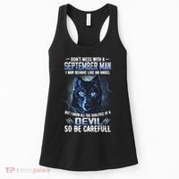 September Birthday Gifts Don't Mess With A September Man Women's Tank Top thumb 0