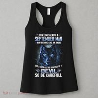 September Birthday Gifts Don't Mess With A September Man Women's Tank Top thumb 3