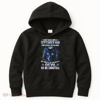 September Birthday Gifts Don't Mess With A September Man Kids Hoodie thumb 0