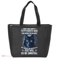 September Birthday Gifts Don't Mess With A September Man Tote Bag thumb 0