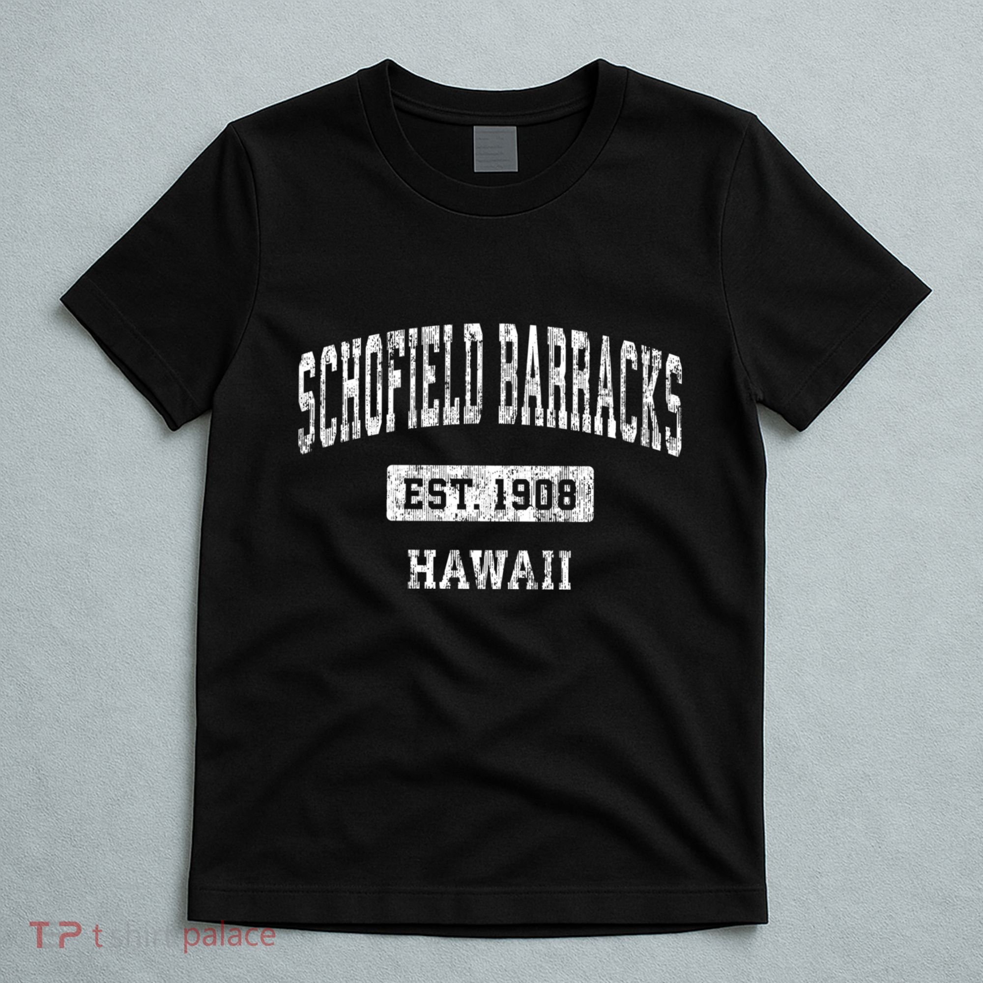 Schofield Barracks Hawaii Hi Vintage Sports Established T-Shirt