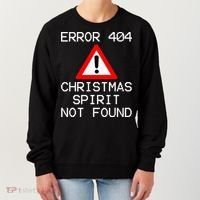 Scrooge Bah Humbug Error 404 Anti Christmas Spirit Women's Sweatshirt thumb 0