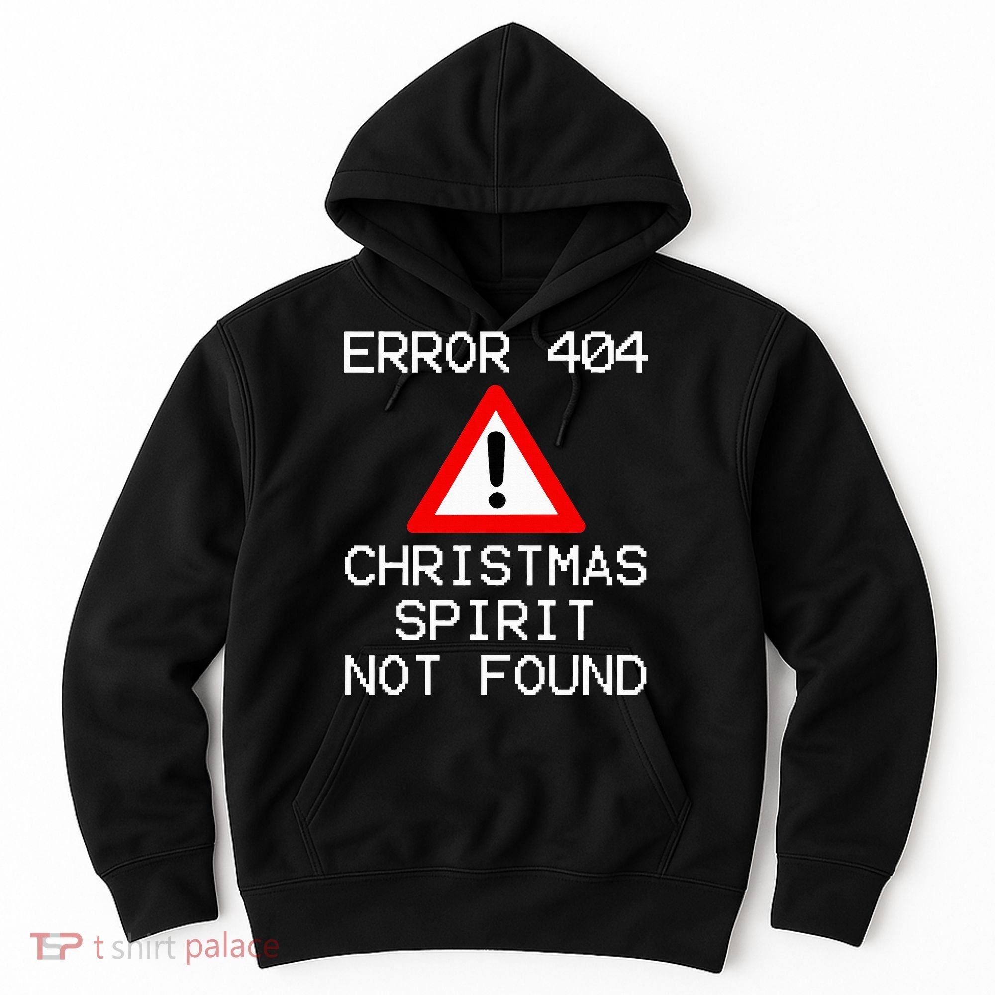Scrooge Bah Humbug Error 404 Anti Christmas Spirit Hoodie