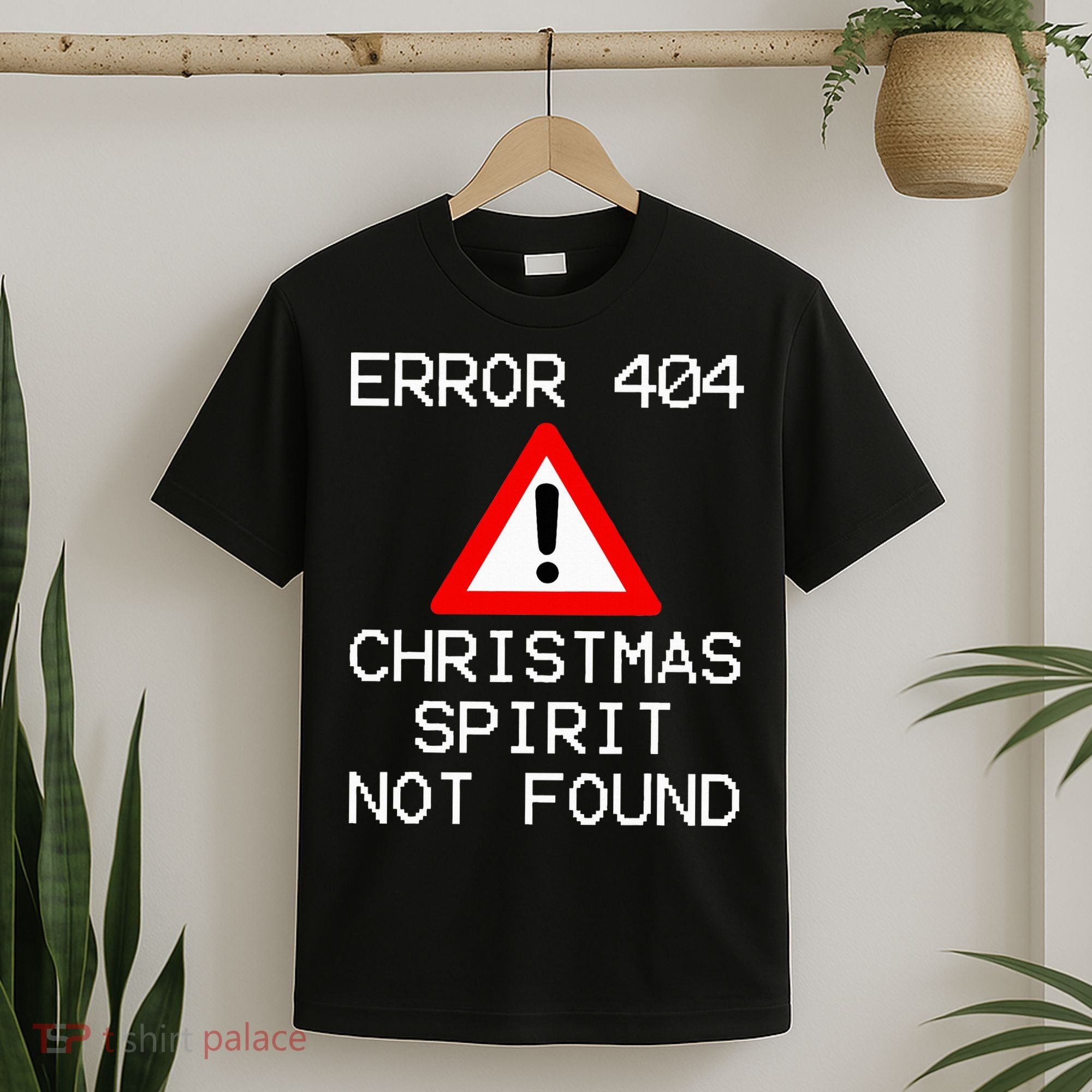 Scrooge Bah Humbug Error 404 Anti Christmas Spirit T-Shirt