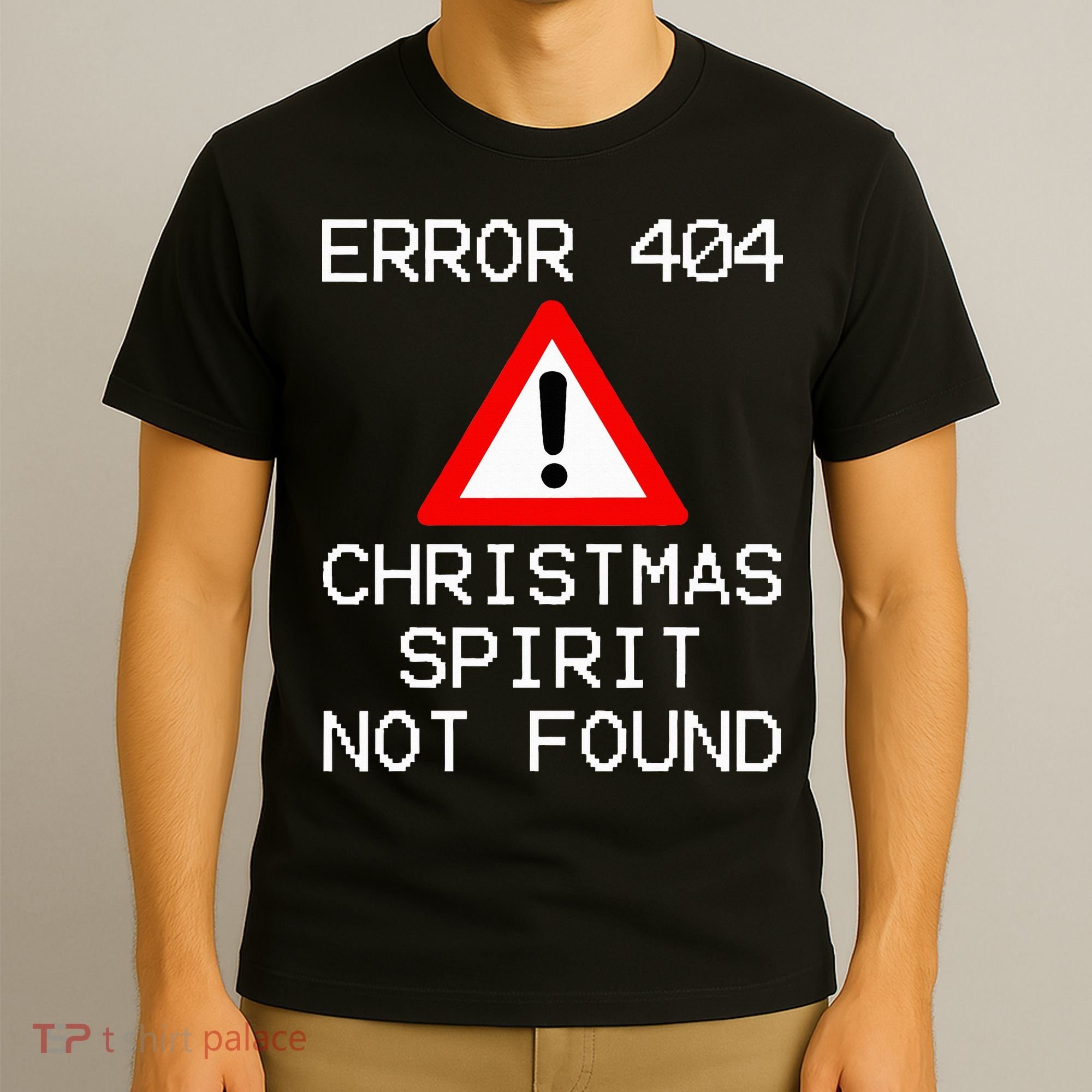Scrooge Bah Humbug Error 404 Anti Christmas Spirit T-Shirt